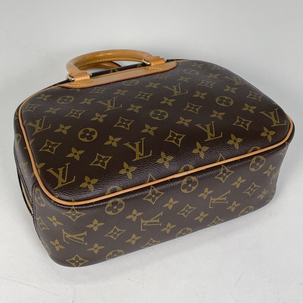 ルイ・ヴィトン トゥルーヴィル ボストンバッグ 手提げ ハンドバッグ モノグラム ブラウン M42228 レディース 【中古】brbag