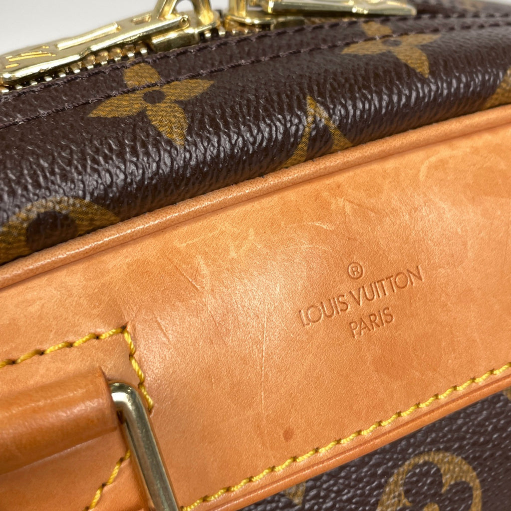 ルイ・ヴィトン トゥルーヴィル ボストンバッグ 手提げ ハンドバッグ モノグラム ブラウン M42228 レディース 【中古】brbag