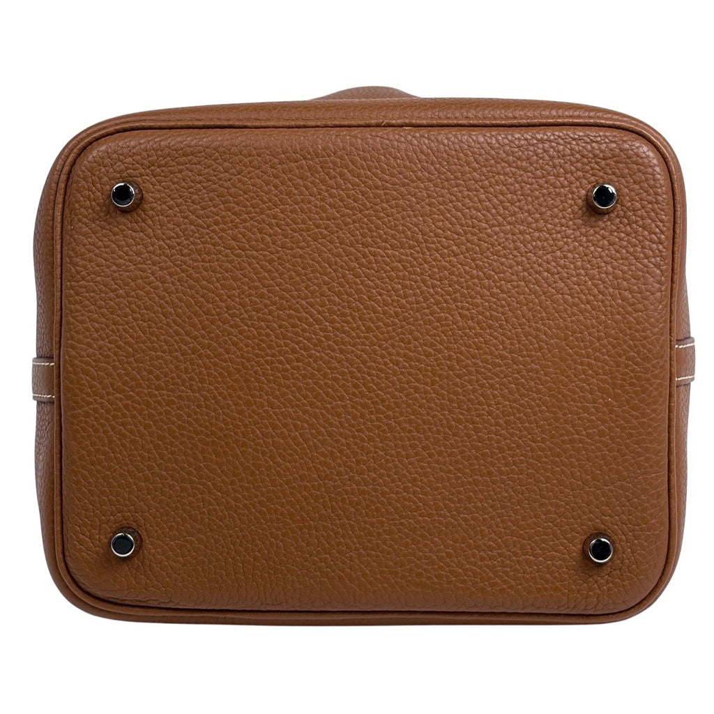 エルメス ピコタンロックMM ハンドバッグ ミニ トリヨンクレマンス ゴールド R刻印 レディース 中古 brbag