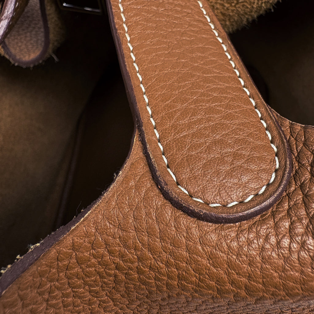 エルメス ピコタンロックMM ハンドバッグ ミニ トリヨンクレマンス ゴールド R刻印 レディース 中古 brbag