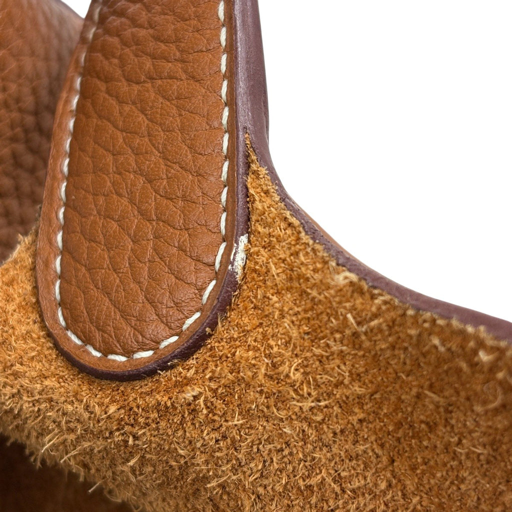 エルメス ピコタンロックMM ハンドバッグ ミニ トリヨンクレマンス ゴールド R刻印 レディース 中古 brbag