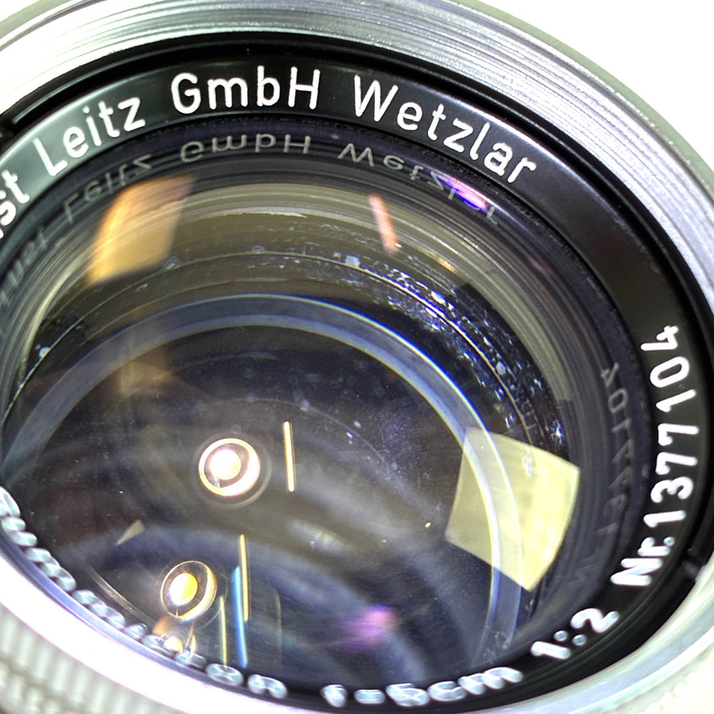 ライカ LEICA SUMMICRON 50mm F2 ズミクロン 沈胴 Lマウント L39 レンジファインダーカメラ用レンズ 【中古】cambb
