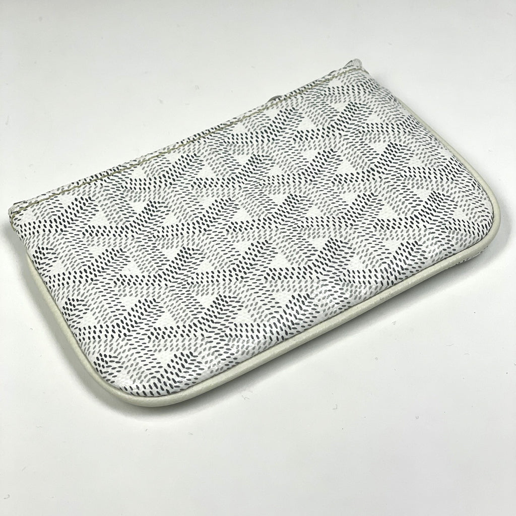 ゴヤール セナナノ キーポーチ キーリング キーケース コーティングキャンバス ホワイト レディース 【中古】brbag