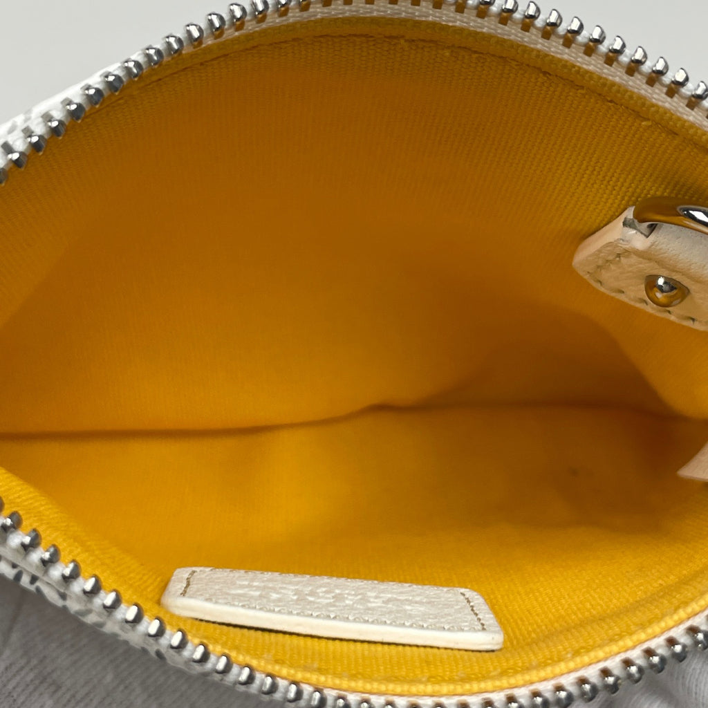 ゴヤール セナナノ キーポーチ キーリング キーケース コーティングキャンバス ホワイト レディース 【中古】brbag