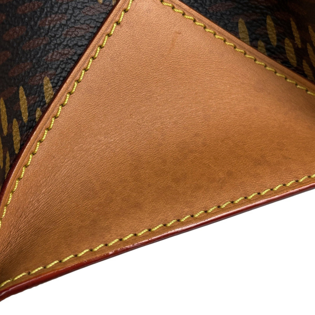 ルイ・ヴィトン ミニトート ダミエジャイアント NIGO ハンドバッグ ダミエ ブラウン N40355 レディース 中古 brbag