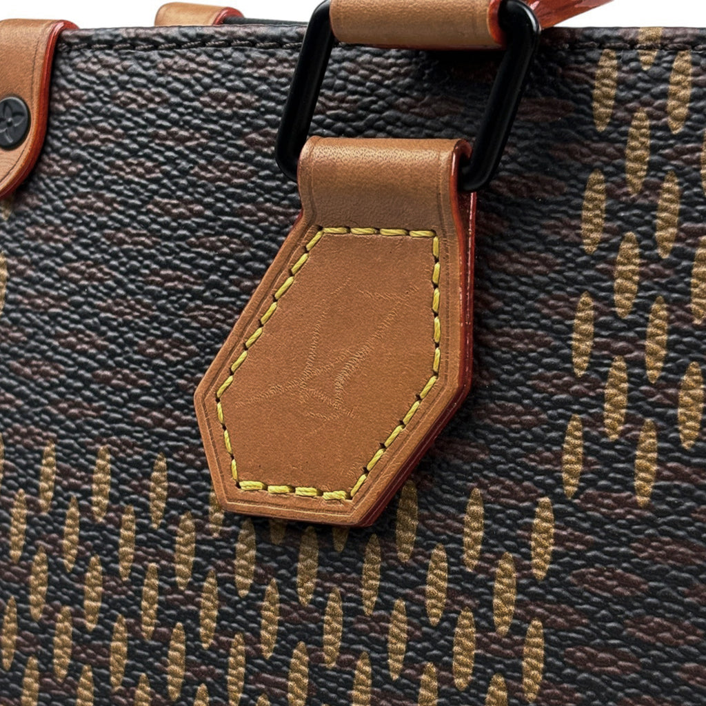 ルイ・ヴィトン ミニトート ダミエジャイアント NIGO ハンドバッグ ダミエ ブラウン N40355 レディース 中古 brbag