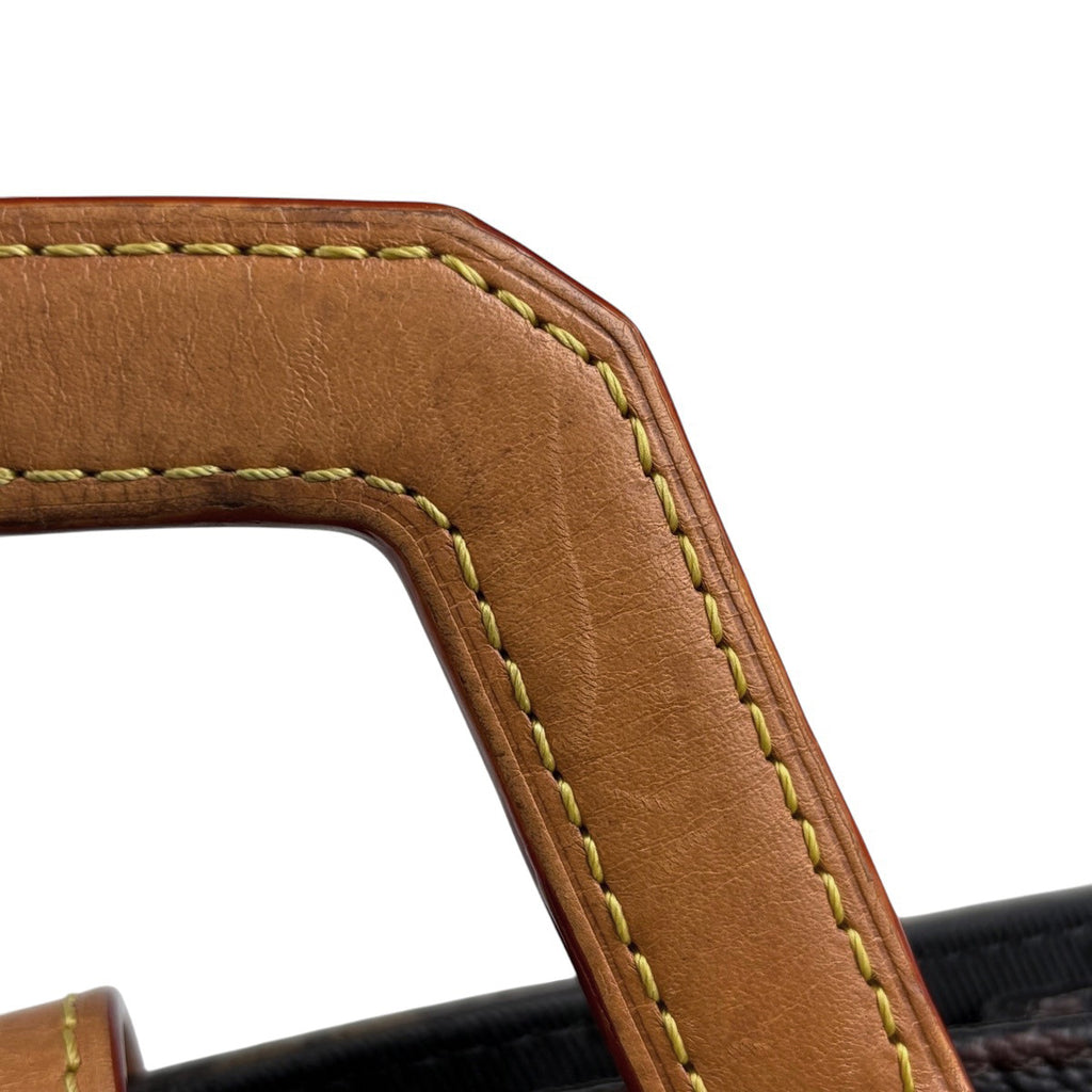 ルイ・ヴィトン ミニトート ダミエジャイアント NIGO ハンドバッグ ダミエ ブラウン N40355 レディース 中古 brbag