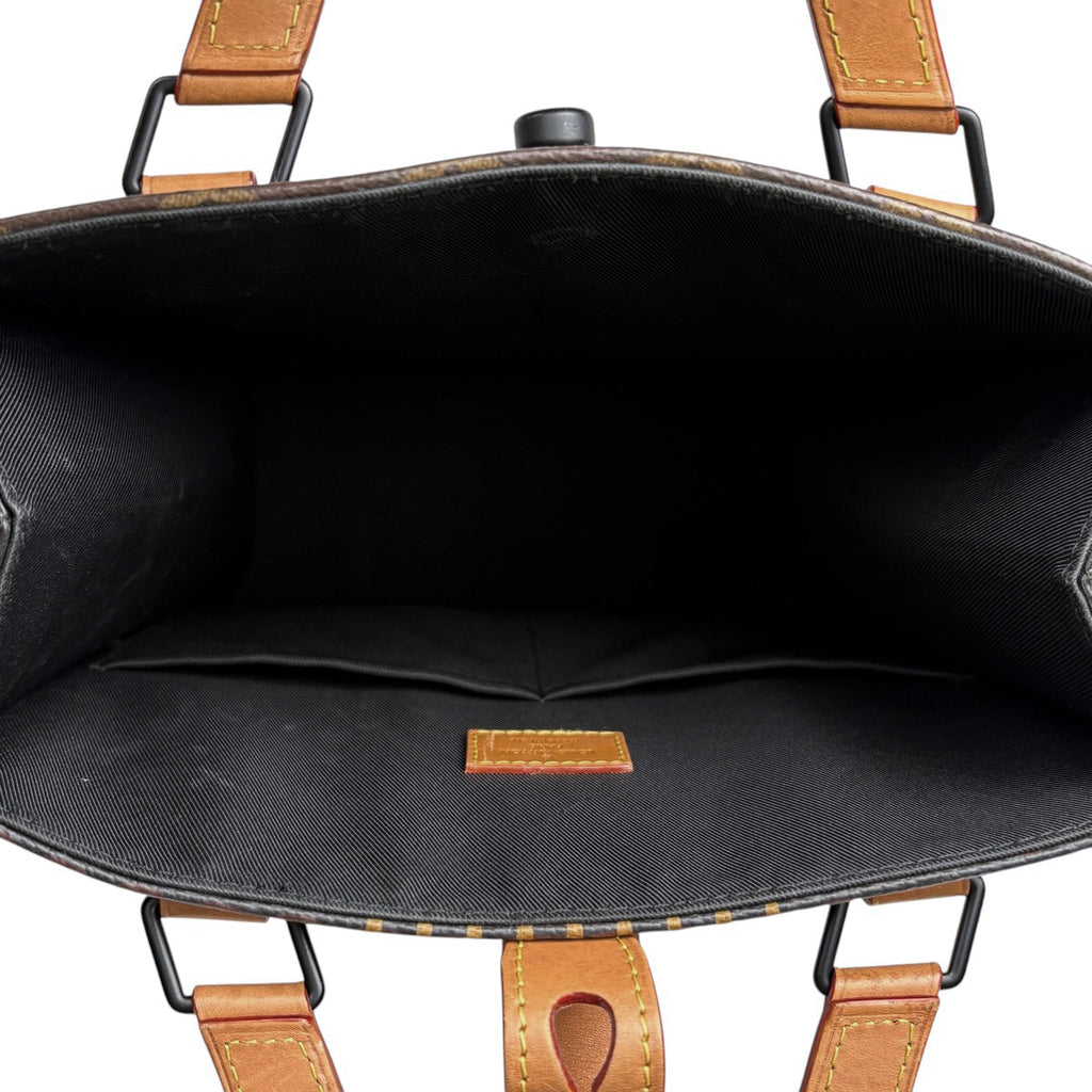 ルイ・ヴィトン ミニトート ダミエジャイアント NIGO ハンドバッグ ダミエ ブラウン N40355 レディース 中古 brbag