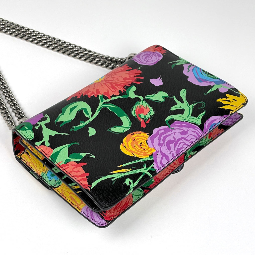 グッチ ディオニュソス チェーン ショルダーバッグ 肩掛け ショルダーバッグ レザー ブラック マルチカラー 400249 レディース 【中古】brbag