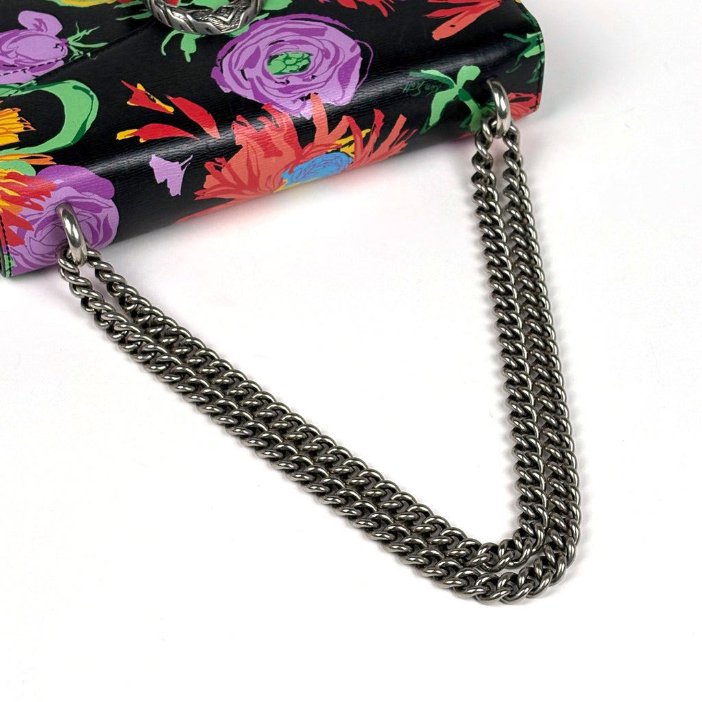 グッチ ディオニュソス チェーン ショルダーバッグ 肩掛け ショルダーバッグ レザー ブラック マルチカラー 400249 レディース 【中古】brbag