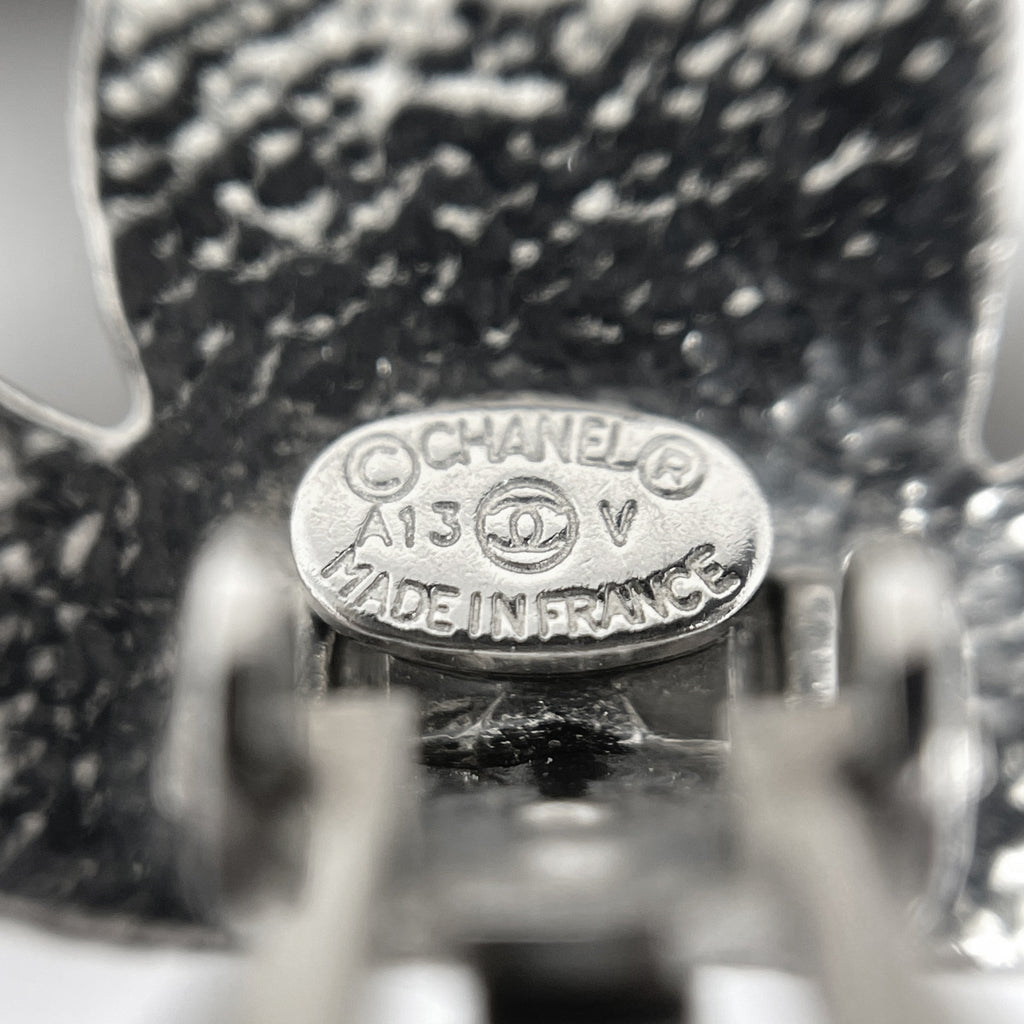 シャネル ココマーク イヤリング ラインストーン イヤリング シルバーメッキ シルバー レディース 【中古】bracc