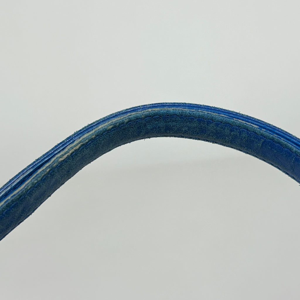 ボッテガヴェネタ イントレチャート トートバッグ ショルダーバッグ 肩掛け トートバッグ レザー ブルー レディース 【中古】brbag