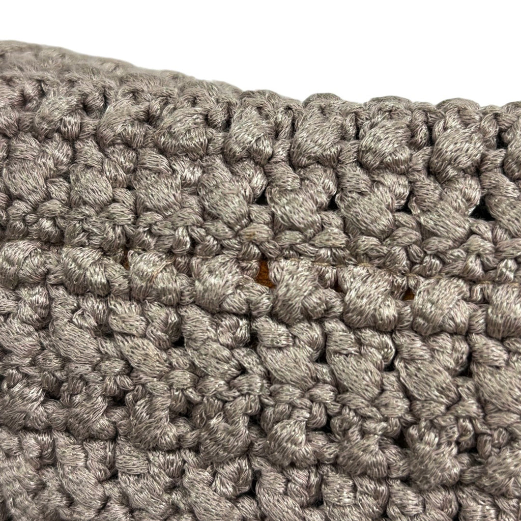 シャネル ココマーク チェーン ショルダーバッグ カメリア ハンドバッグ ショルダーバッグ ファブリック グレージュ グレー レディース 【中古】brbag