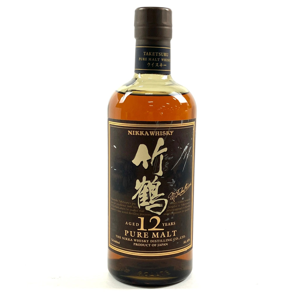 【東京都内限定お届け】 ニッカ NIKKA 竹鶴 12年 ピュアモルト 660ml 国産ウイスキー 【古酒】liqbb