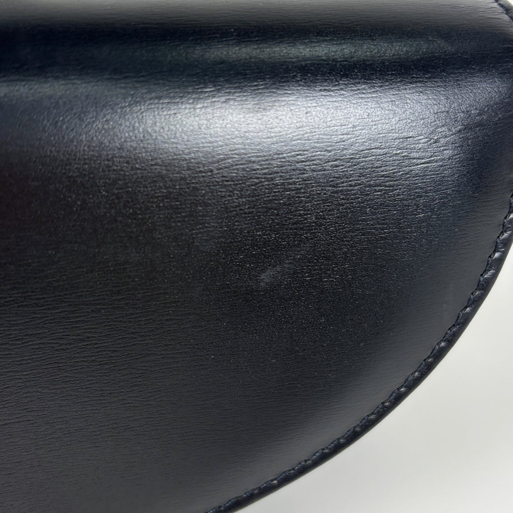 カルティエ サファイアライン チェーン ショルダーバッグ 肩掛け ショルダーバッグ レザー ネイビー レディース 【中古】brbag