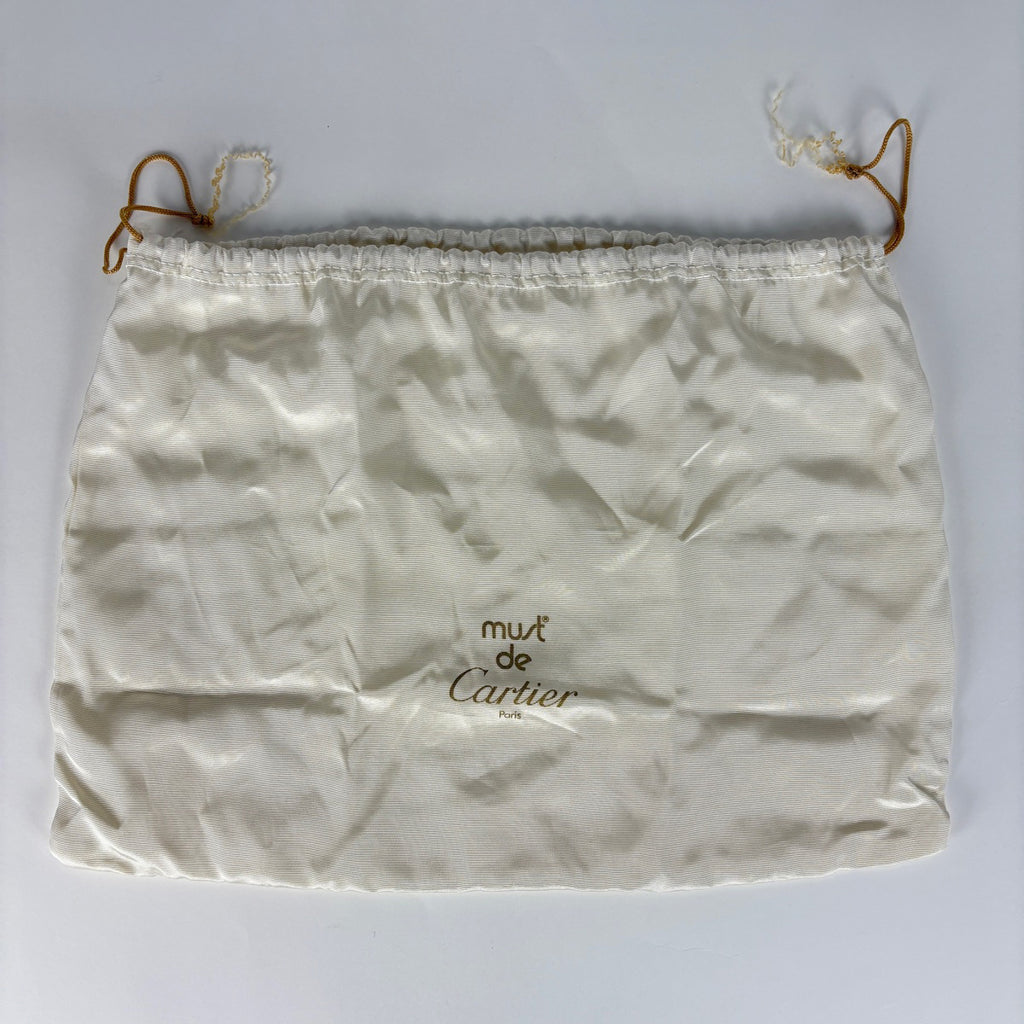 カルティエ サファイアライン チェーン ショルダーバッグ 肩掛け ショルダーバッグ レザー ネイビー レディース 【中古】brbag