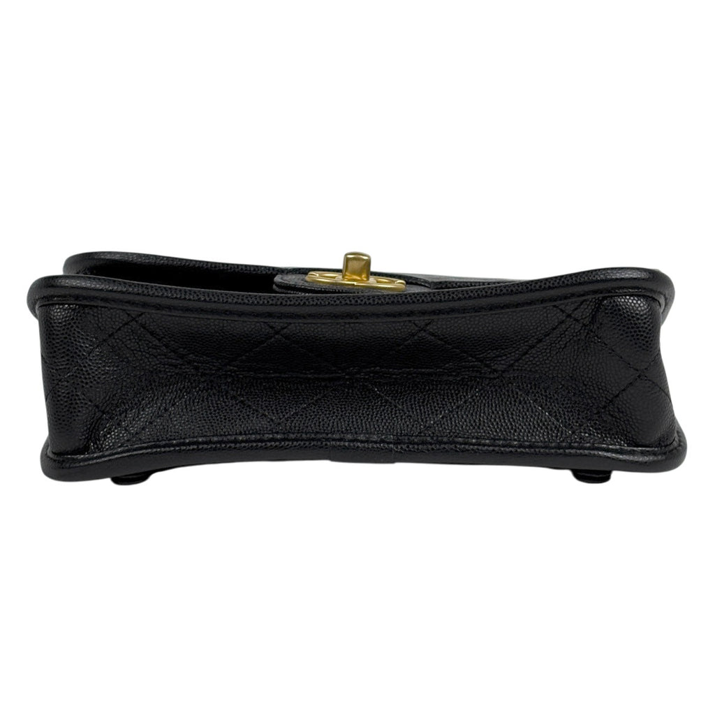 シャネル ココマーク バックパック マトラッセ カメリア No.5 チャーム ハンドバッグ リュック キャビアスキン ブラック AS5715 レディース 【中古】brbag