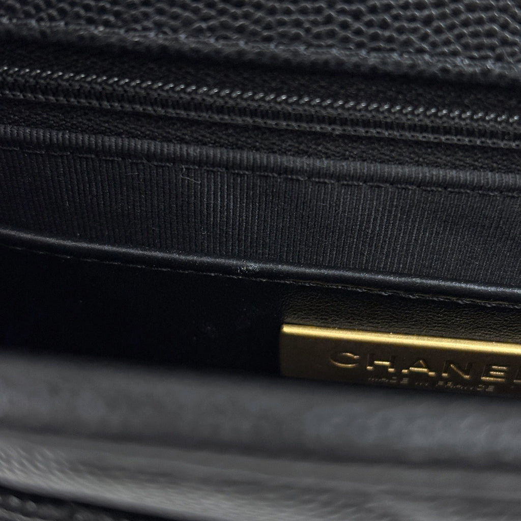 シャネル ココマーク バックパック マトラッセ カメリア No.5 チャーム ハンドバッグ リュック キャビアスキン ブラック AS5715 レディース 【中古】brbag