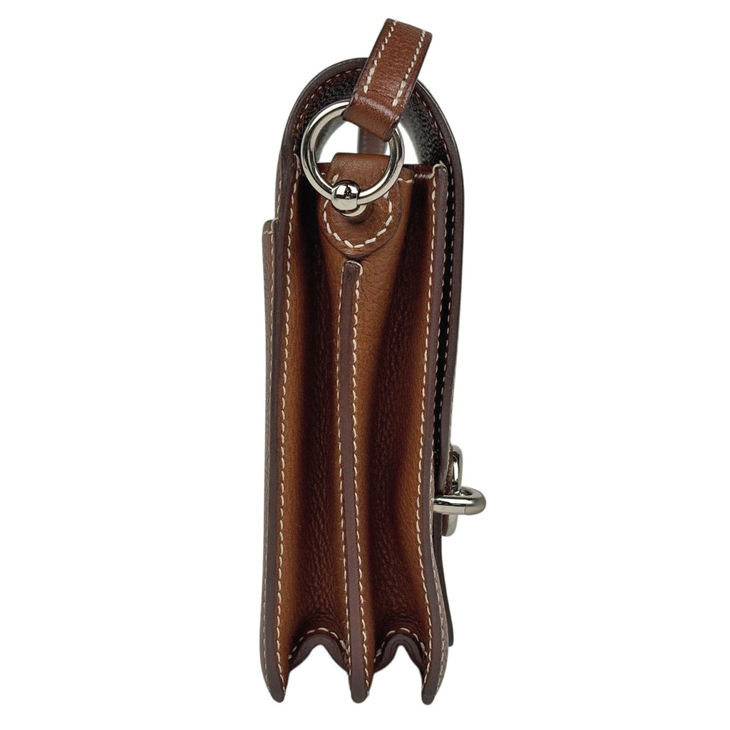 エルメス サック ロウリス ミニ ルリ シェーヌダンクル ショルダーバッグ エバーカラー ゴールド C レディース 【中古】brbag