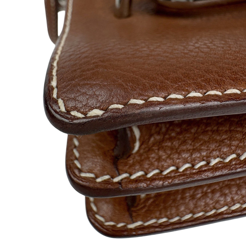 エルメス サック ロウリス ミニ ルリ シェーヌダンクル ショルダーバッグ エバーカラー ゴールド C レディース 【中古】brbag