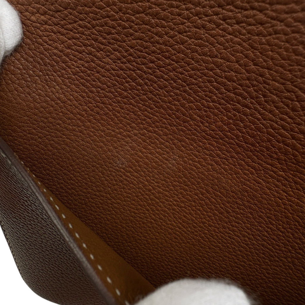 エルメス サック ロウリス ミニ ルリ シェーヌダンクル ショルダーバッグ エバーカラー ゴールド C レディース 【中古】brbag