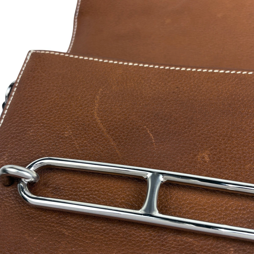 エルメス サック ロウリス ミニ ルリ シェーヌダンクル ショルダーバッグ エバーカラー ゴールド C レディース 【中古】brbag