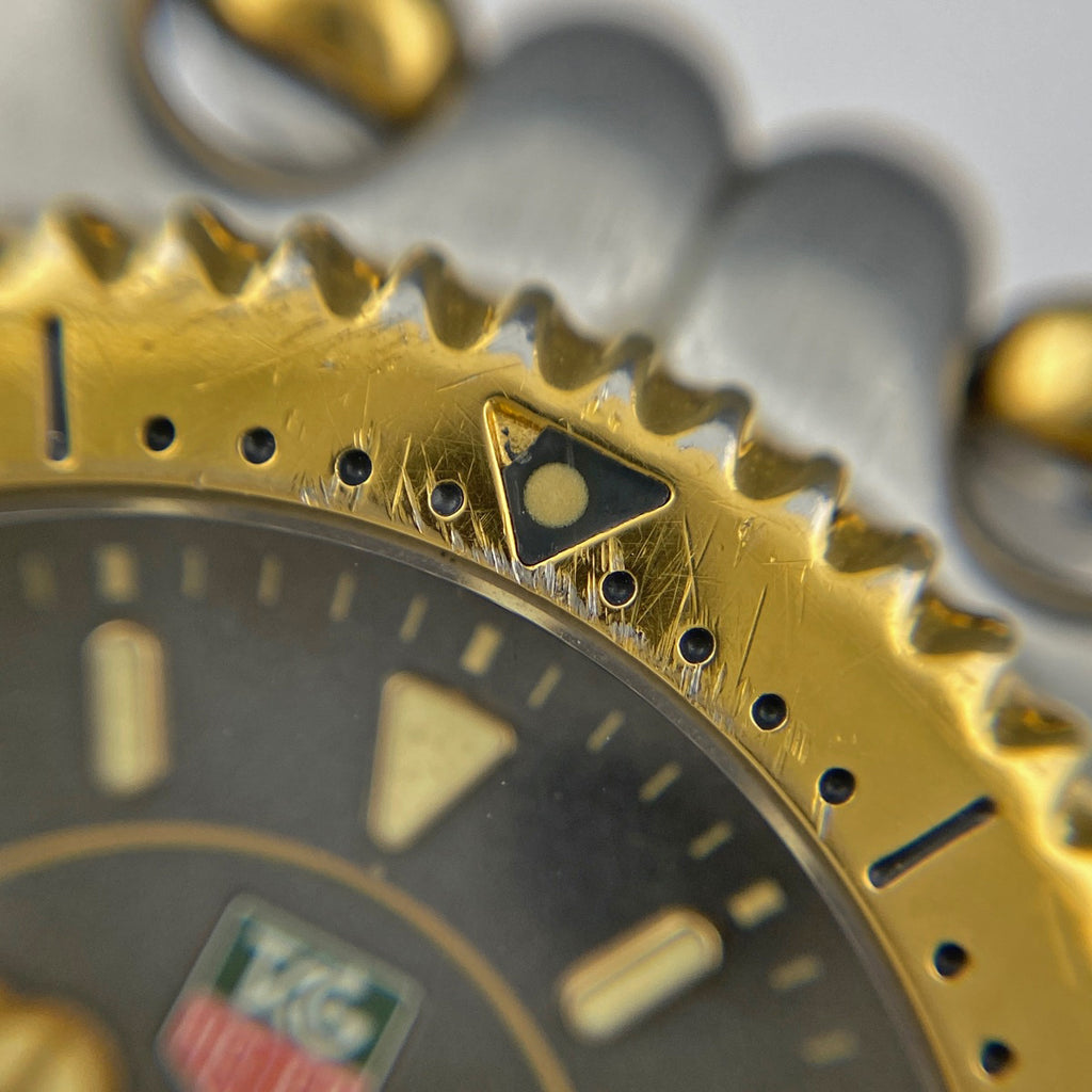 タグホイヤー プロフェッショナル セルシリーズ WG1120-K0 腕時計 SS GP クォーツ グレー メンズ 【中古】wtcbb