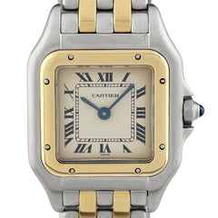 カルティエ レディース 腕時計 パンテールSM 2ロウ 84083242 SS YG クォーツ 時計 中古 wtcbb