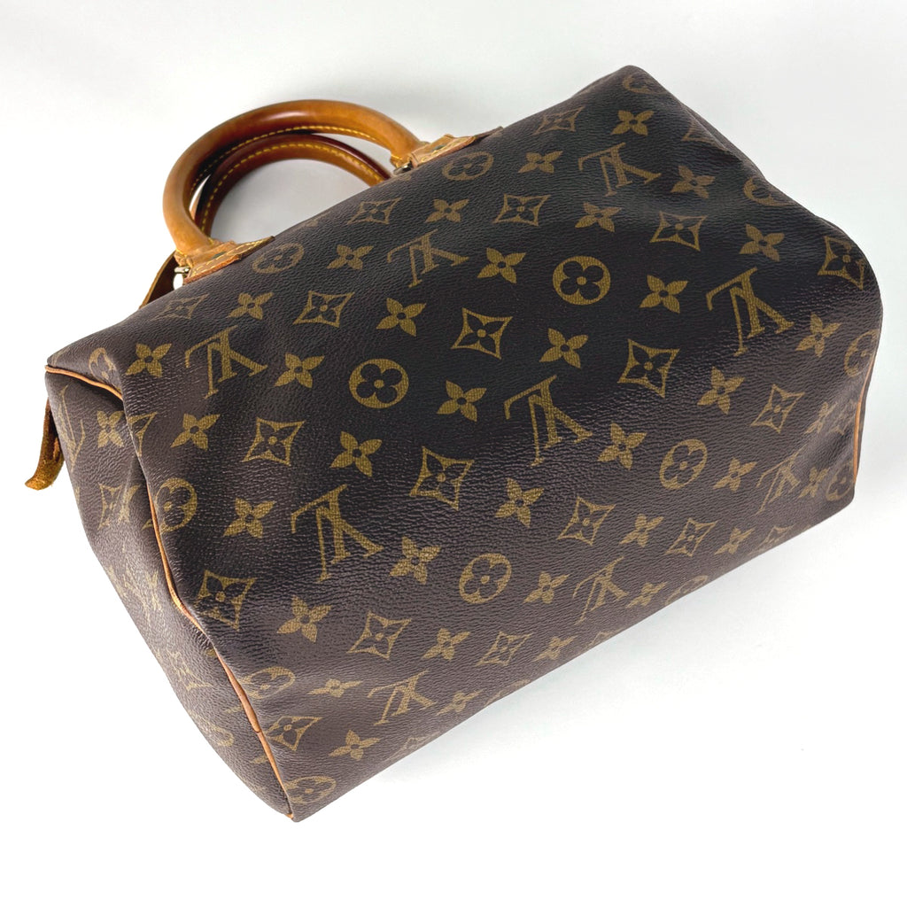 ルイ・ヴィトン スピーディ 25 ボストンバッグ 通勤 ハンドバッグ モノグラム ブラウン M41528 レディース 【中古】brbag
