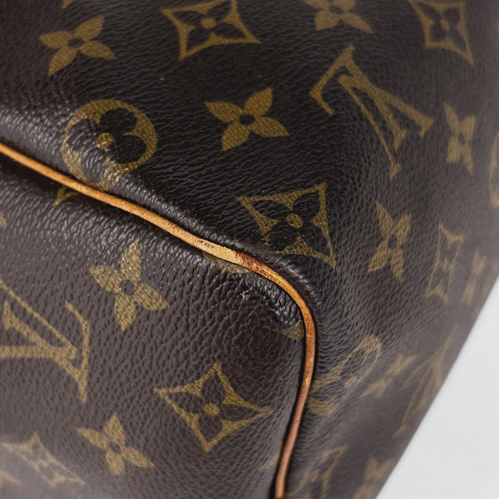 ルイ・ヴィトン スピーディ 25 ボストンバッグ 通勤 ハンドバッグ モノグラム ブラウン M41528 レディース 【中古】brbag