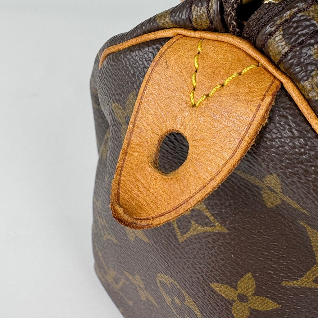 ルイ・ヴィトン スピーディ 25 ボストンバッグ 通勤 ハンドバッグ モノグラム ブラウン M41528 レディース 【中古】brbag