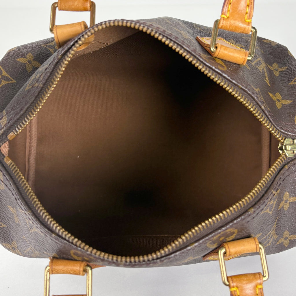 ルイ・ヴィトン スピーディ 25 ボストンバッグ 通勤 ハンドバッグ モノグラム ブラウン M41528 レディース 【中古】brbag