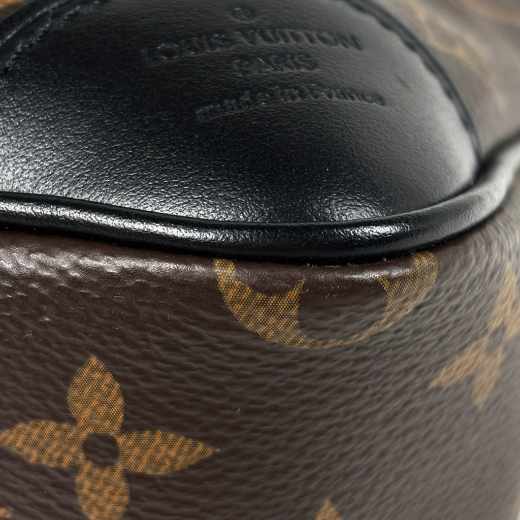 ルイ・ヴィトン オデオン NM PM 斜め掛け ショルダーバッグ モノグラム ブラウン ノワール(ブラック) M45353 レディース 【中古】brbag