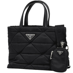 プラダ スモール パデッド リナイロン ショルダーバッグ 2way ナイロン ネロ(ブラック) 1BG373 レディース 中古 brbag