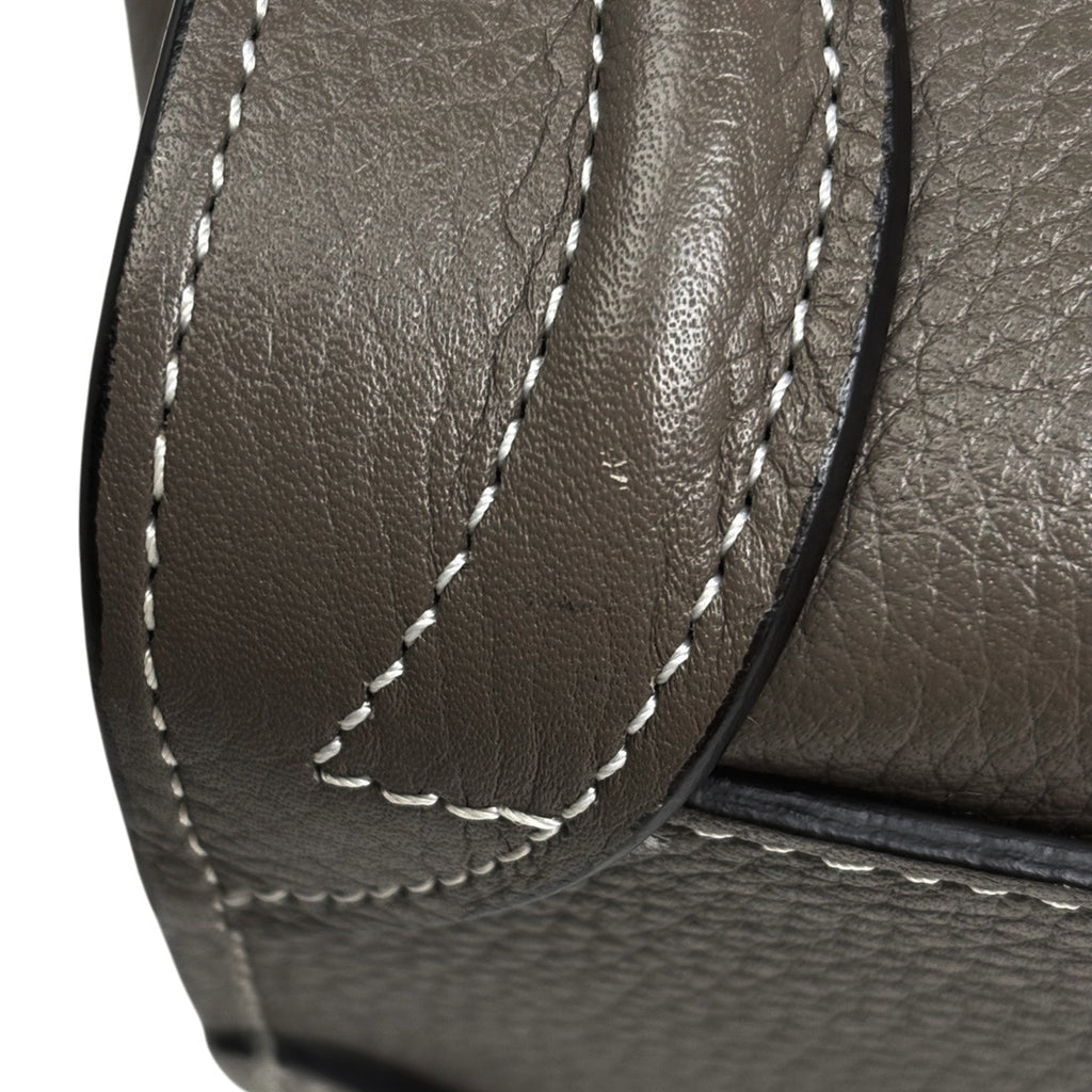 セリーヌ ラゲージ ナノショッパー 2WAY ショルダーバッグ ハンドバッグ レザー ブラウン レディース 【中古】brbag