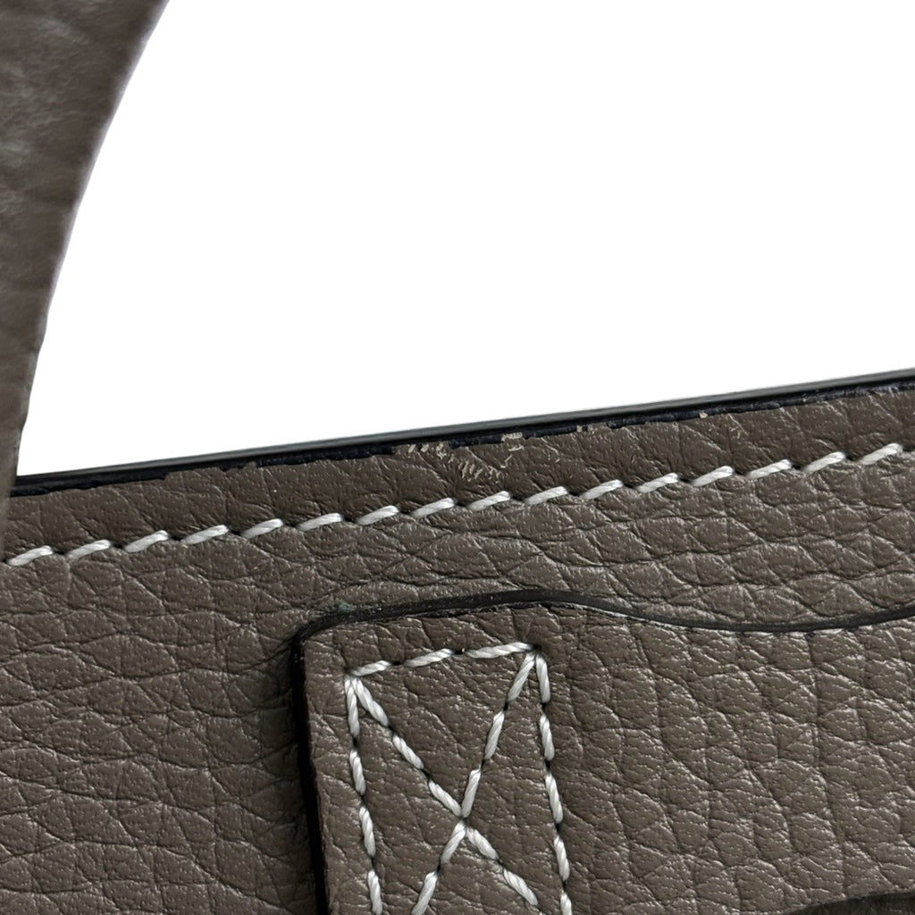 セリーヌ ラゲージ ナノショッパー 2WAY ショルダーバッグ ハンドバッグ レザー ブラウン レディース 【中古】brbag