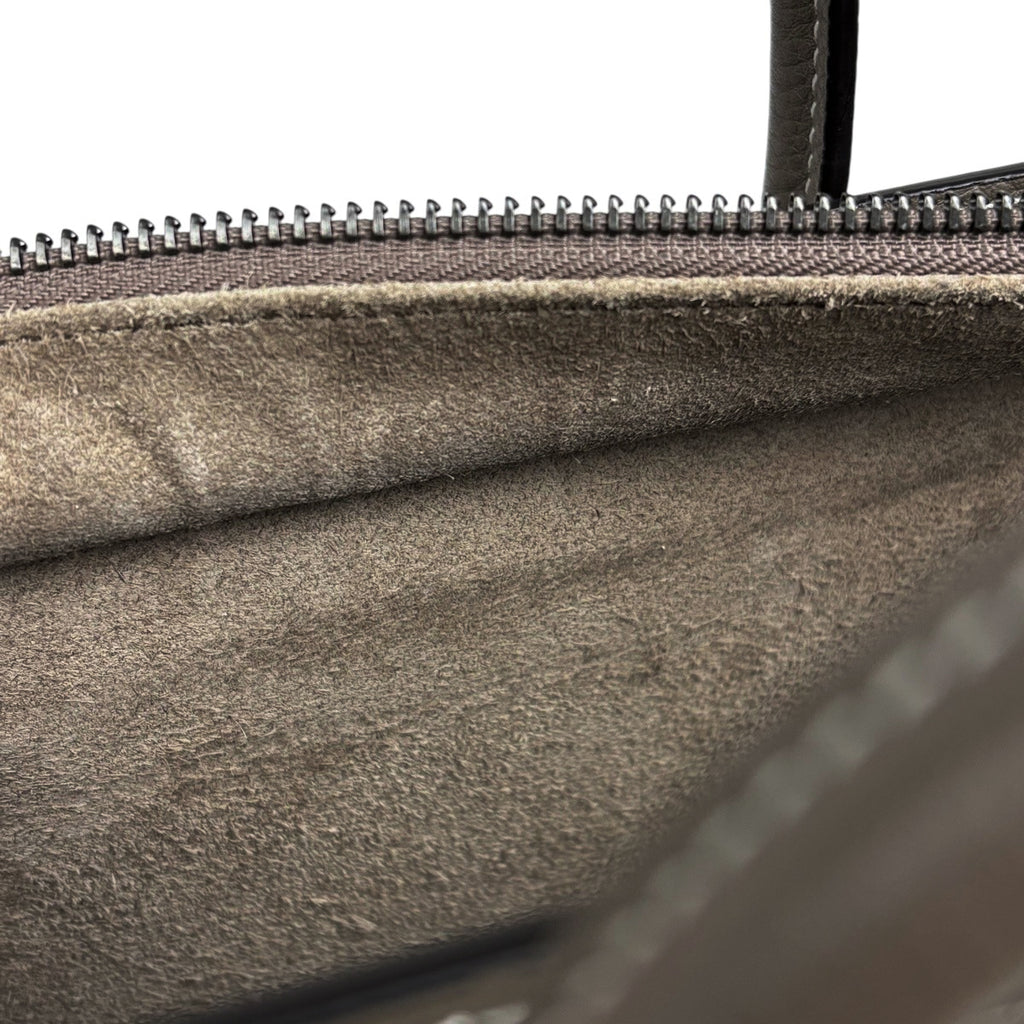 セリーヌ ラゲージ ナノショッパー 2WAY ショルダーバッグ ハンドバッグ レザー ブラウン レディース 【中古】brbag