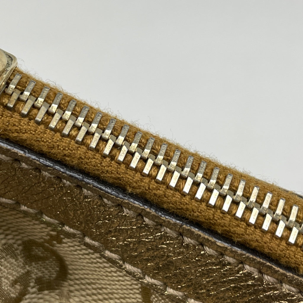 グッチ GG柄 ショルダーバッグ シェリーライン ウェブ ショルダーバッグ GGキャンバス ベージュ ゴールド 181092 レディース 【中古】brbag