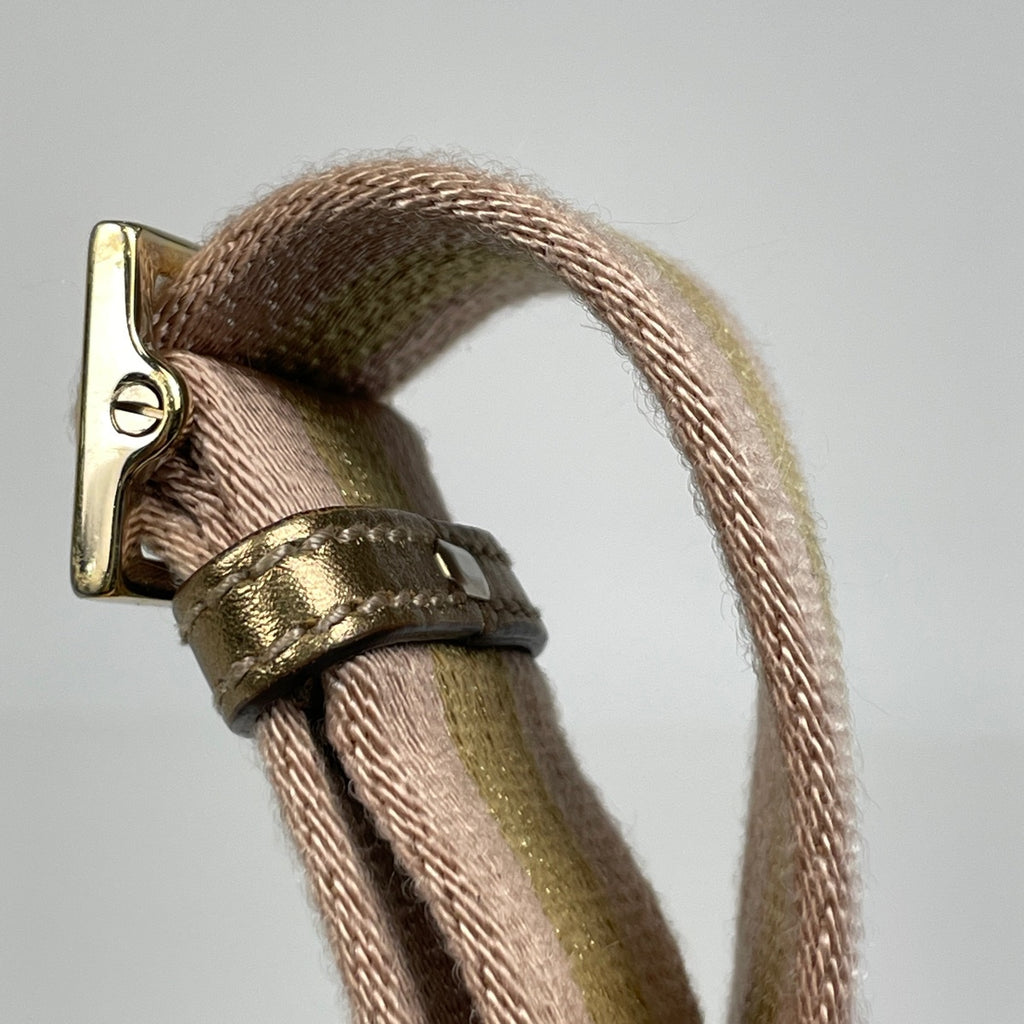 グッチ GG柄 ショルダーバッグ シェリーライン ウェブ ショルダーバッグ GGキャンバス ベージュ ゴールド 181092 レディース 【中古】brbag