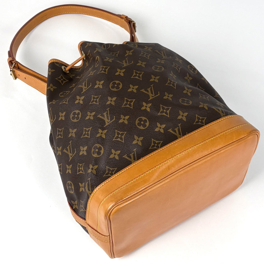 ルイ・ヴィトン ノエ ワンショルダー 肩掛け 巾着型 ショルダーバッグ モノグラム ブラウン M42224 レディース 【中古】brbag