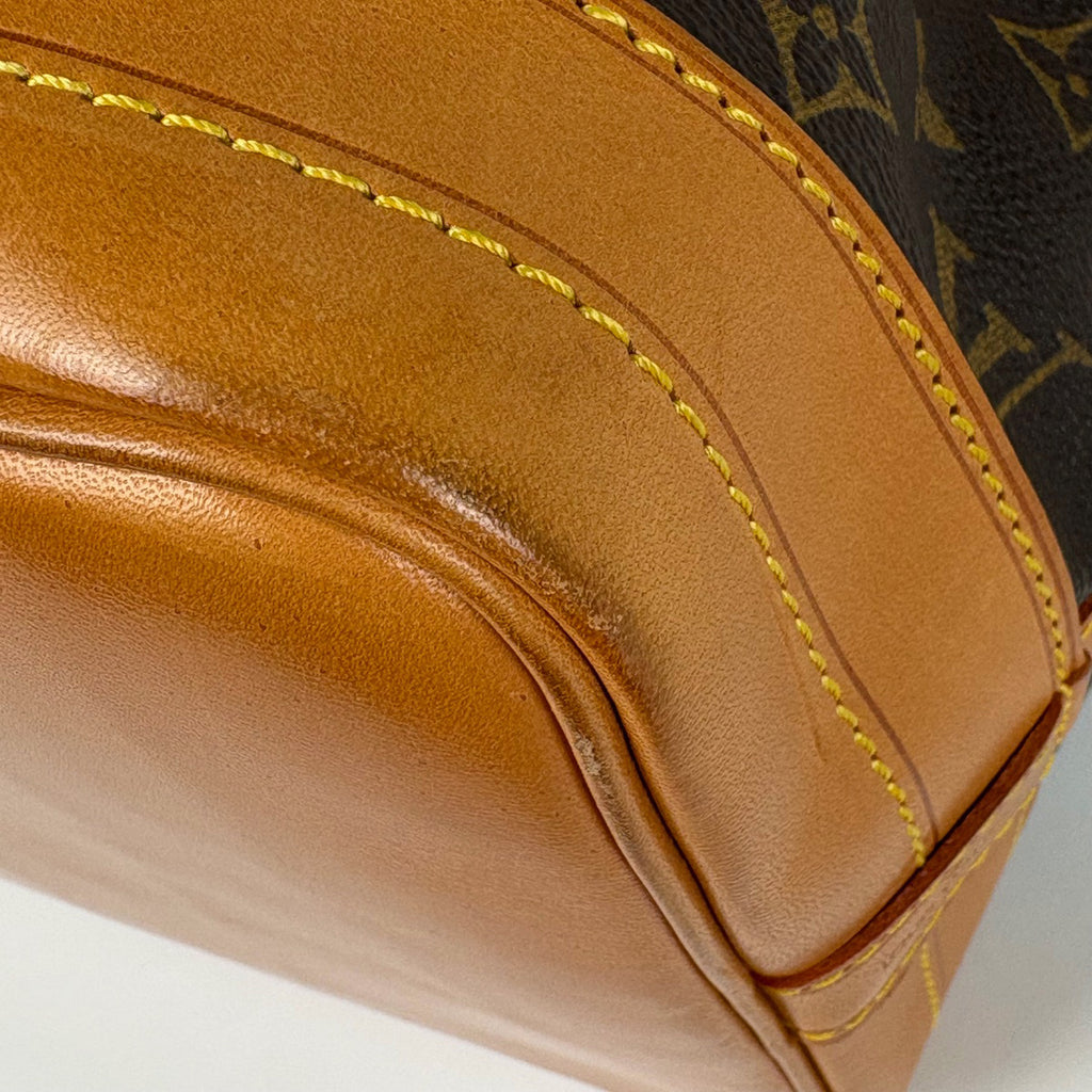 ルイ・ヴィトン ノエ ワンショルダー 肩掛け 巾着型 ショルダーバッグ モノグラム ブラウン M42224 レディース 【中古】brbag