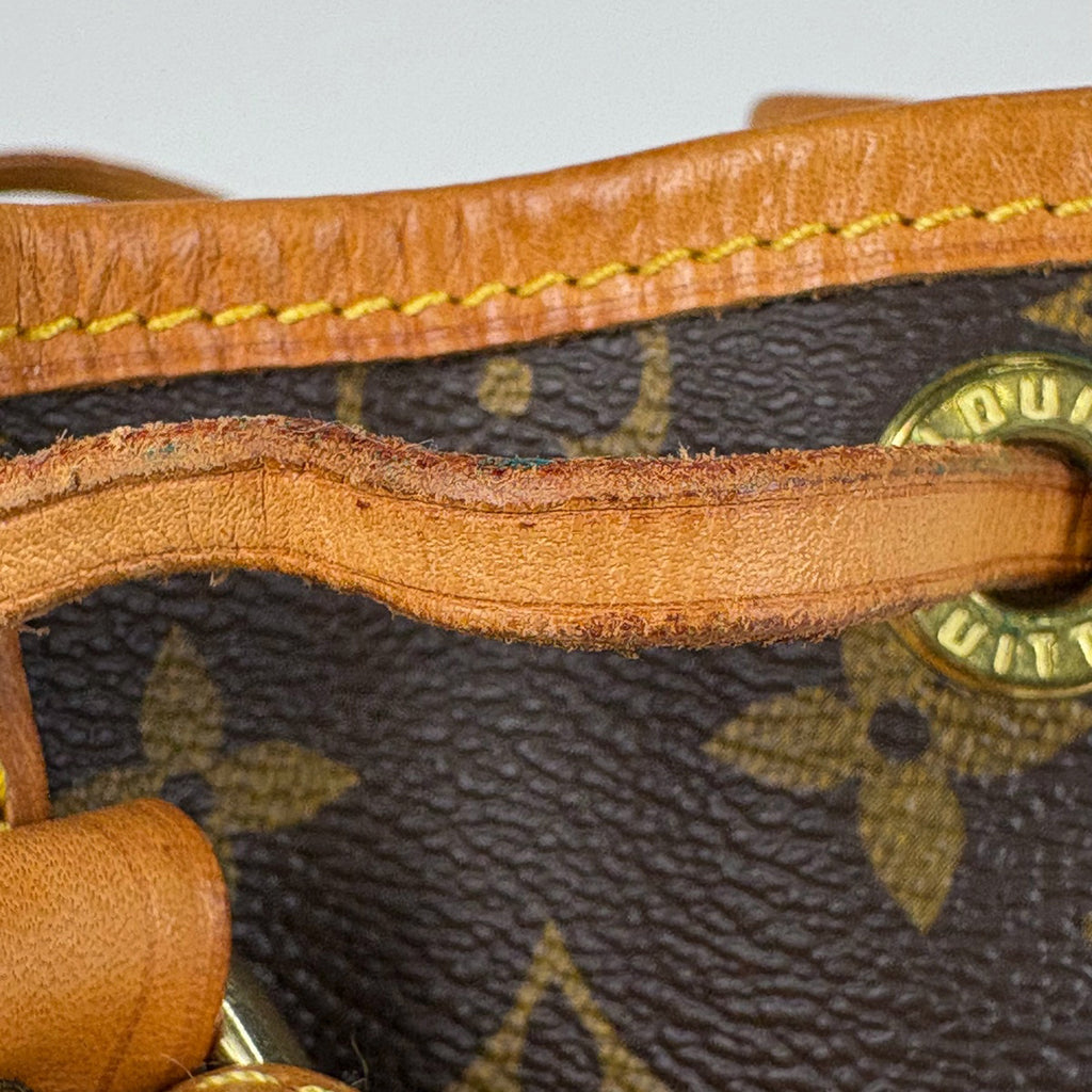 ルイ・ヴィトン ノエ ワンショルダー 肩掛け 巾着型 ショルダーバッグ モノグラム ブラウン M42224 レディース 【中古】brbag