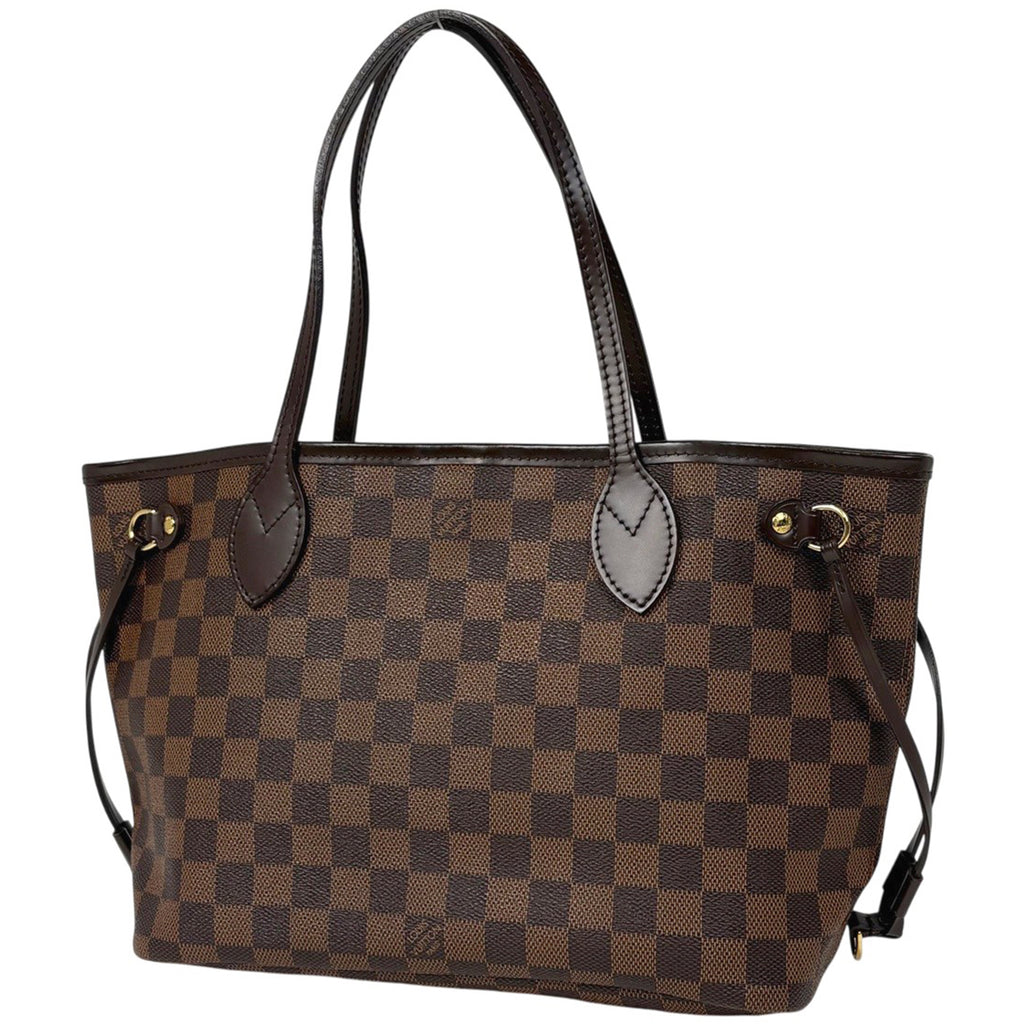 ルイ・ヴィトン ネヴァーフル PM ハンドバッグ ショッピング トートバッグ ダミエ ブラウン N51109 レディース 【中古】brbag