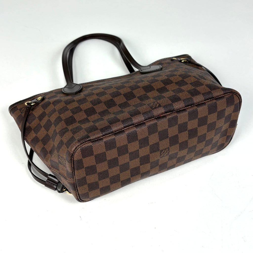 ルイ・ヴィトン ネヴァーフル PM ハンドバッグ ショッピング トートバッグ ダミエ ブラウン N51109 レディース 【中古】brbag