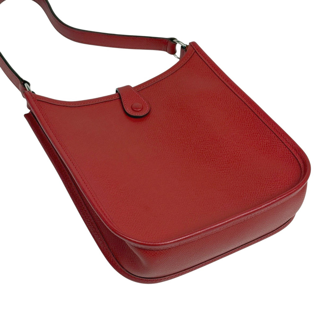 エルメス ミニエヴリン TPM ショートストラップ ハンドバッグ ヴォーエプソン ルージュガランス レディース 【中古】brbag