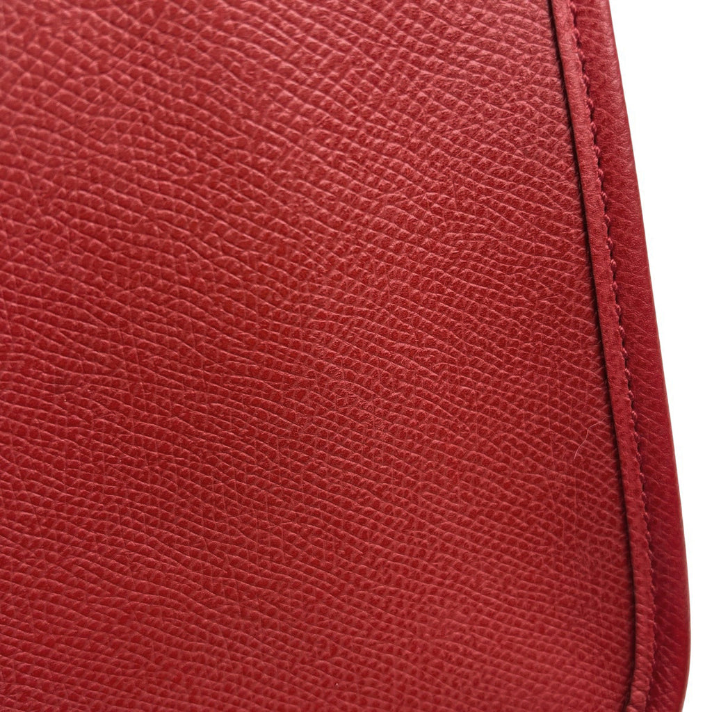 エルメス ミニエヴリン TPM ショートストラップ ハンドバッグ ヴォーエプソン ルージュガランス レディース 【中古】brbag