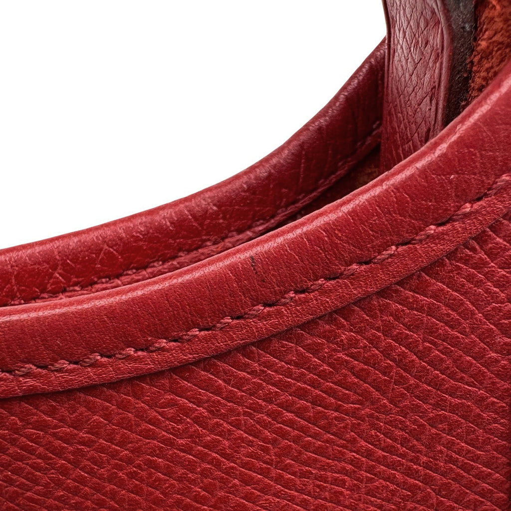 エルメス ミニエヴリン TPM ショートストラップ ハンドバッグ ヴォーエプソン ルージュガランス レディース 【中古】brbag