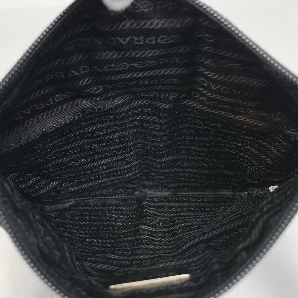 プラダ ロゴプレート ショルダーバッグ ウエストバッグ ボディバッグ ナイロン ネロ(ブラック) レディース 【中古】brbag