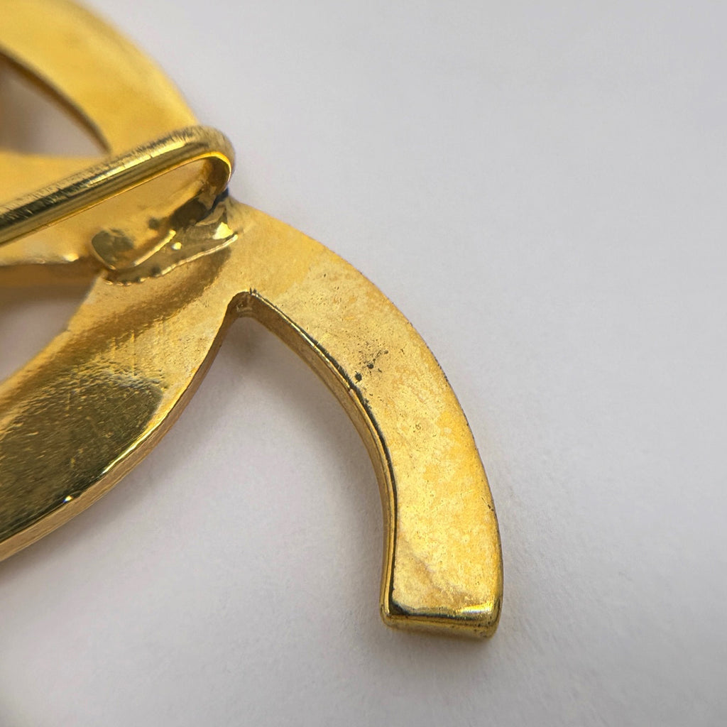 シャネル ココマーク ブローチ アロー ブローチ GP ゴールド レディース 【中古】bracc