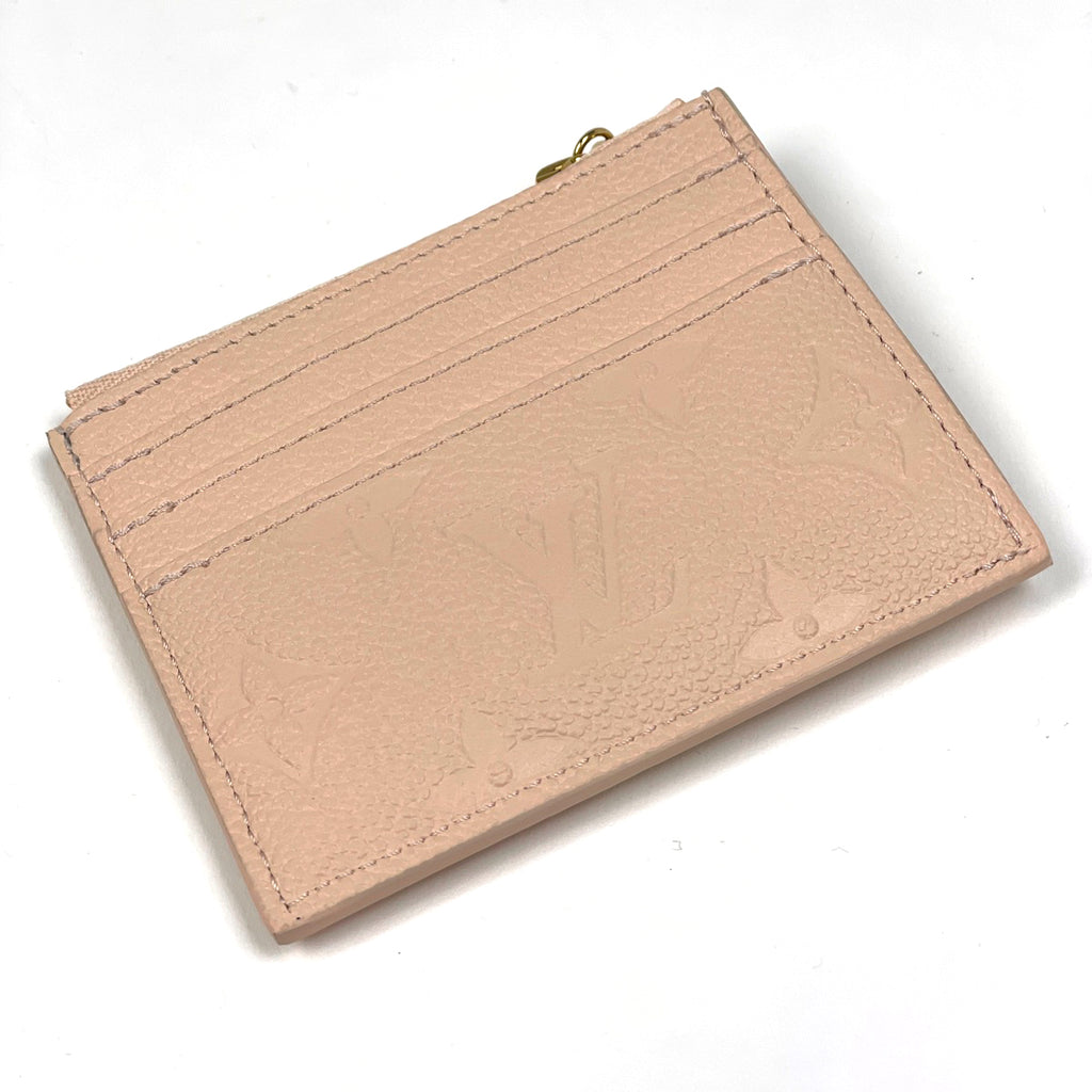 ルイ・ヴィトン ポルト カルト フローラ コインケース カードケース モノグラムアンプラント シャマロウピンク M83221 レディース 【中古】brbag